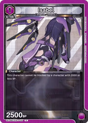 Isabel (037) (UE14BT/NIK-1-037), GODDESS OF VICTORY: NIKKE — Union Arena card price
