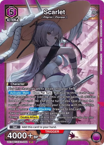 Scarlet (052) (UE14BT/NIK-1-052), GODDESS OF VICTORY: NIKKE — Union Arena card price