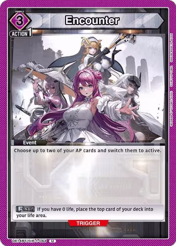 Encounter (063) (UE14BT/NIK-1-063), GODDESS OF VICTORY: NIKKE — Union Arena card price