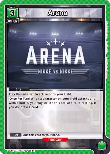 Arena (UE14BT/NIK-1-096), GODDESS OF VICTORY: NIKKE — Union Arena card price
