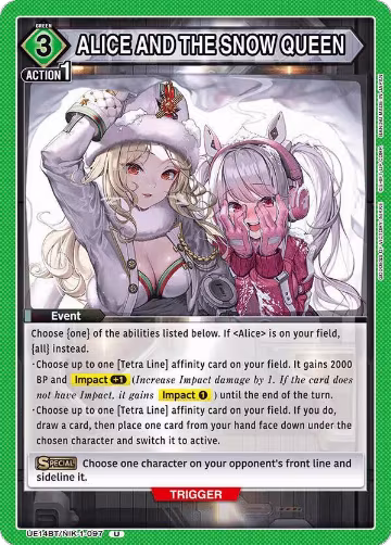 ALICE AND THE SNOW QUEEN (UE14BT/NIK-1-097), GODDESS OF VICTORY: NIKKE — Union Arena card price