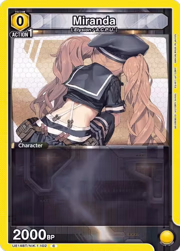 Miranda (UE14BT/NIK-1-102), GODDESS OF VICTORY: NIKKE — Union Arena card price