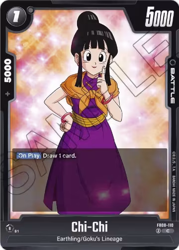 Chi-Chi (FB08-110), Saiyan's Pride — DB Fusion card price