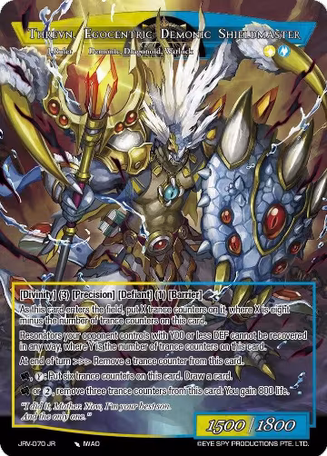Threvn Egocentric Demonic Shieldmaster (JRV-070 JR), Journey to Ravidra — Force of Will card price