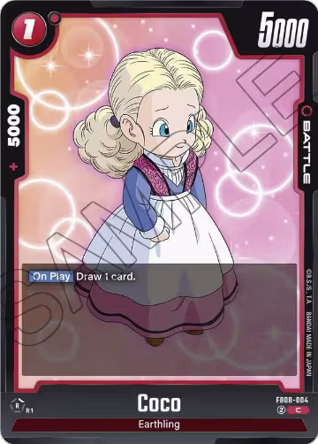 Coco (FB08-004), Saiyan's Pride — DB Fusion card price