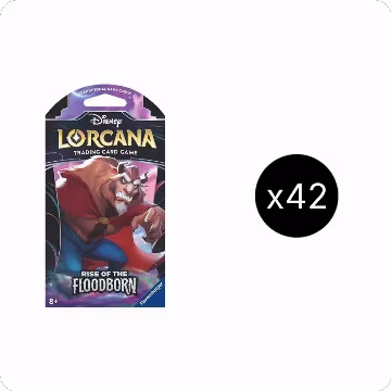 Disney Lorcana: Rise of the Floodborn Sleeved Booster Pack Case, Rise of the Floodborn — Lorcana sealed product price