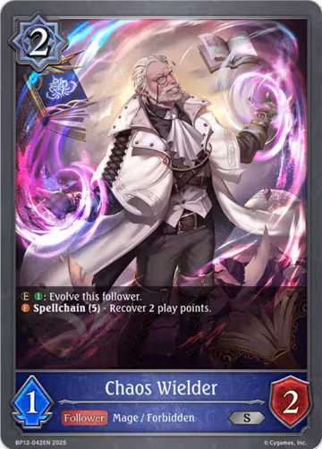 Chaos Wielder (BP12-042EN), Worldreaver’s Descent — Shadowverse card price