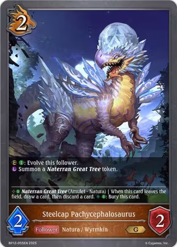 Steelcap Pachycephalosaurus (BP12-055EN), Worldreaver’s Descent — Shadowverse card price