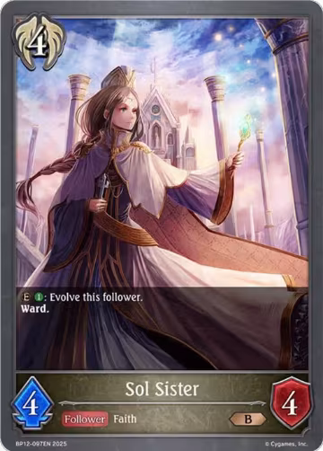 Sol Sister (BP12-097EN), Worldreaver’s Descent — Shadowverse card price