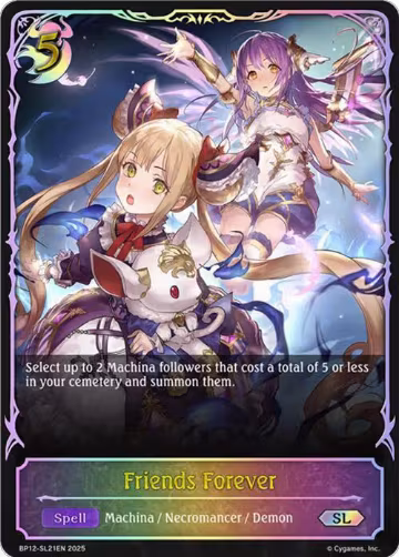 Friends Forever (SL) (BP12-SL21EN), Worldreaver’s Descent — Shadowverse card price