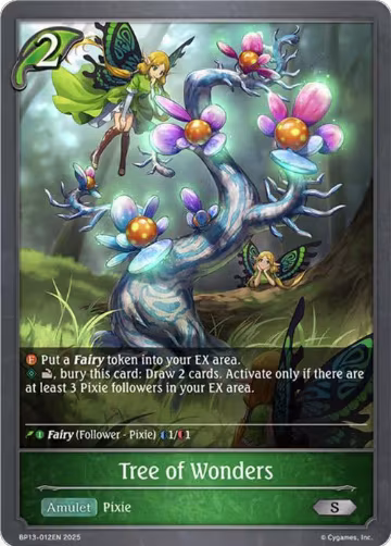 Tree of Wonders (BP13-012EN), Dominion of Darkness — Shadowverse card price