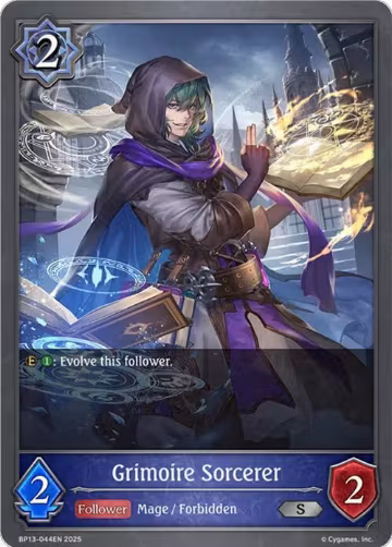 Grimoire Sorcerer (BP13-044EN), Dominion of Darkness — Shadowverse card price