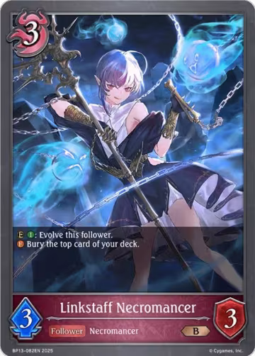 Linkstaff Necromancer (BP13-082EN), Dominion of Darkness — Shadowverse card price
