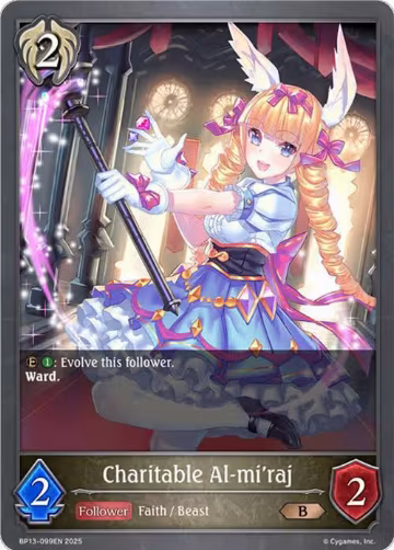 Charitable Al-mi'raj (BP13-099EN), Dominion of Darkness — Shadowverse card price