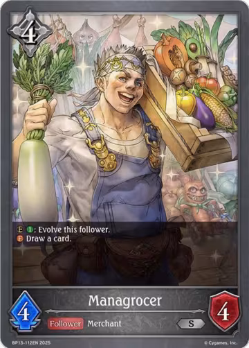 Managrocer (BP13-112EN), Dominion of Darkness — Shadowverse card price