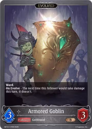Armored Goblin (Evolved) (BP13-117EN), Dominion of Darkness — Shadowverse card price