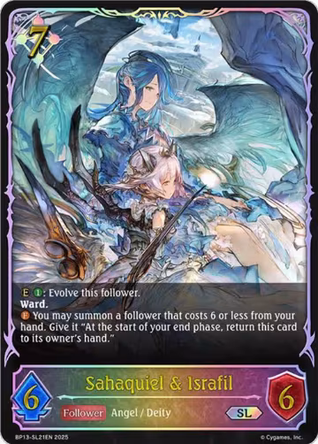Sahaquiel & Israfil (SL) (BP13-SL21EN), Dominion of Darkness — Shadowverse card price