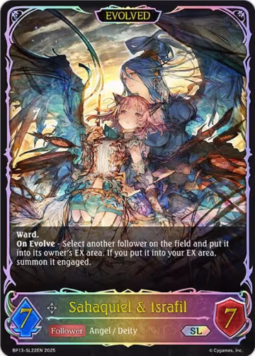 Sahaquiel & Israfil (Evolved) (SL) (BP13-SL22EN), Dominion of Darkness — Shadowverse card price