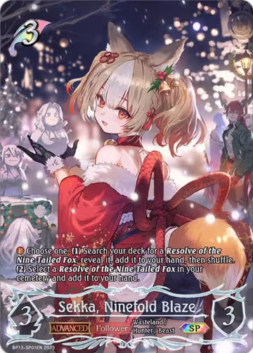 Sekka, Ninefold Blaze (SP) (BP13-SP01EN), Dominion of Darkness — Shadowverse card price