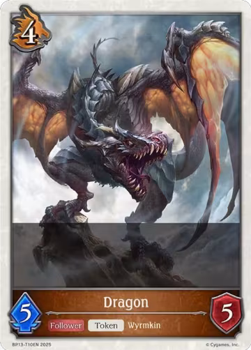 Dragon (BP13-T10EN), Dominion of Darkness — Shadowverse card price