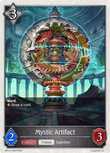 Mystic Artifact (BP13-T12EN), Dominion of Darkness — Shadowverse card price