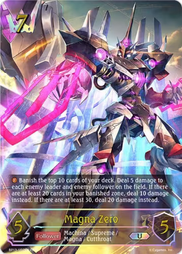 Magna Zero (U) (BP13-U02EN), Dominion of Darkness — Shadowverse card price