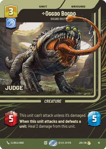 Oggdo Bogdo - Bogano Brute (10), Judge Promos — Star Wars card price