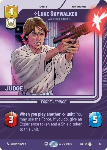 Luke Skywalker - A Hero's Beginning (14), Judge Promos — Star Wars card price