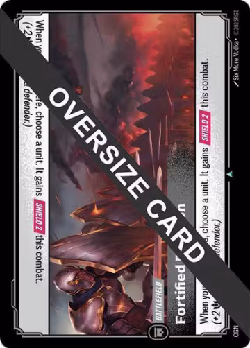 Fortified Position (Oversized) (279/298), Origins: Proving Grounds — Riftbound card price