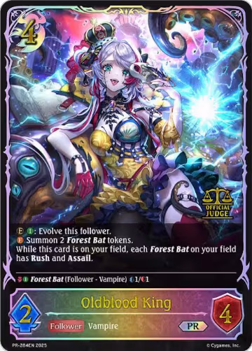 Oldblood King (Official Judge) (PR-284EN), Shadowverse: Evolve Promo Cards — Shadowverse card price