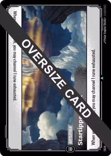 Startipped Peak (Oversized) (288/298), Origins: Proving Grounds — Riftbound card price