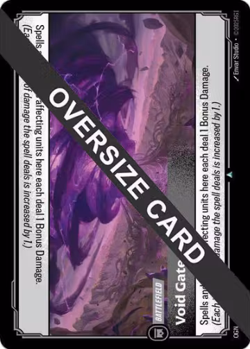 Void Gate (Oversized) (296/298), Origins: Proving Grounds — Riftbound card price