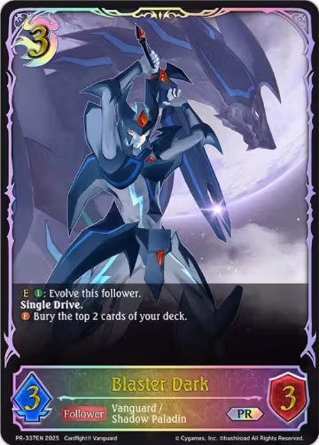 Blaster Dark (PR-337EN), Shadowverse: Evolve Promo Cards — Shadowverse card price