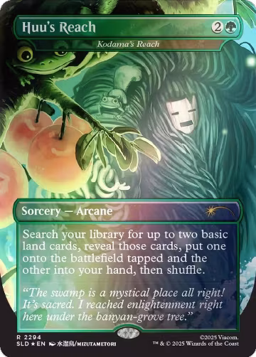 Huu's Reach - Kodama's Reach (Rainbow Foil) (2294), Secret Lair Drop Series — Magic card price