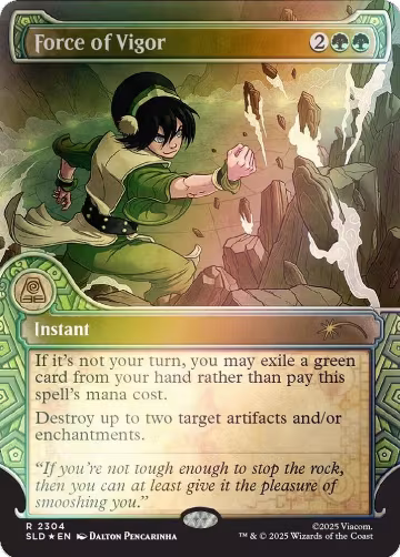 Force of Vigor (Rainbow Foil) (2304), Secret Lair Drop Series — Magic card price