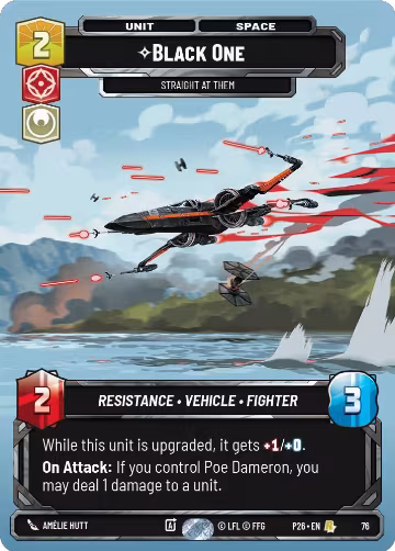 Black One - Straight At Them (76) (76), Sector and Regional Promos: Season 1 — Star Wars card price