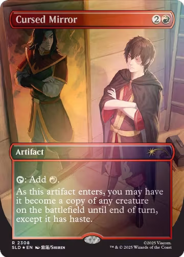Cursed Mirror (Rainbow Foil) (2308), Secret Lair Drop Series — Magic card price