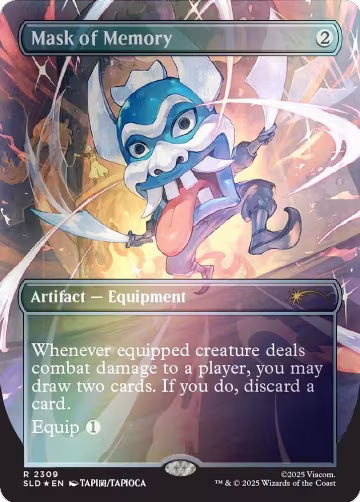 Mask of Memory (Rainbow Foil) (2309), Secret Lair Drop Series — Magic card price