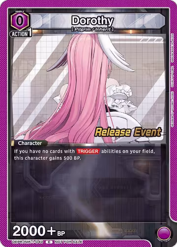 Dorothy (040) (UEPR/NIK-1-040), GODDESS OF VICTORY: NIKKE Release Event Cards — Union Arena card price
