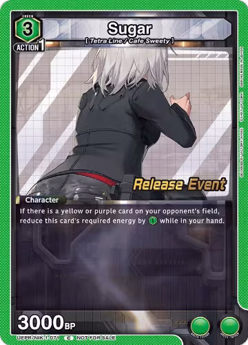 Sugar (UEPR/NIK-1-071), GODDESS OF VICTORY: NIKKE Release Event Cards — Union Arena card price