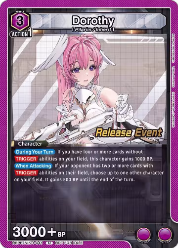 Dorothy (041) (UEPR/NIK-1-041), GODDESS OF VICTORY: NIKKE Release Event Cards — Union Arena card price