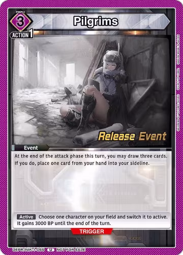 Pilgrims (UEPR/NIK-1-065), GODDESS OF VICTORY: NIKKE Release Event Cards — Union Arena card price