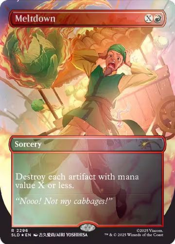 Meltdown (Rainbow Foil) (2296), Secret Lair Drop Series — Magic card price