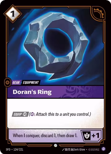 Doran's Ring (124/221), Spiritforged — Riftbound card price