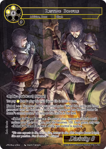 Resting Bonfire (JRV-Buy a Box), Promo Cards — Force of Will card price