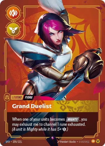 Fiora, Grand Duelist (205/221), Spiritforged — Riftbound card price