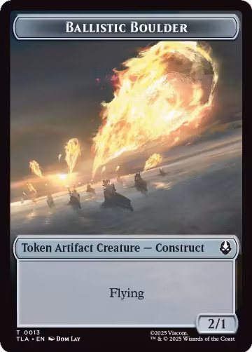 Ballistic Boulder // Food (0019) Double-Sided Token (13 // 19), Avatar: The Last Airbender — Magic card price