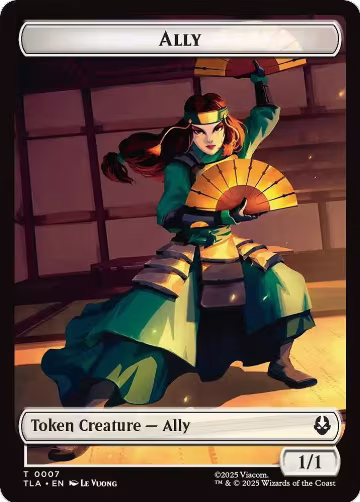 Ally (0007) // Spirit Double-Sided Token (7 // 3), Avatar: The Last Airbender — Magic card price