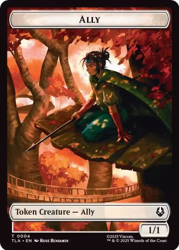 Ally (0004) // Spirit Double-Sided Token (4 // 3), Avatar: The Last Airbender — Magic card price