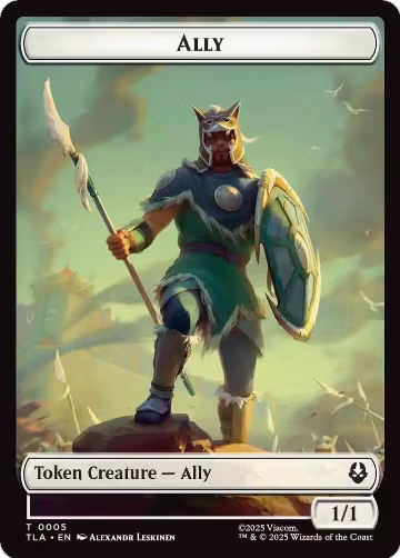 Ally (0005) // Soldier (0002) Double-Sided Token (5 // 2), Avatar: The Last Airbender — Magic card price